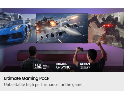 SAMSUNG OLED televizor QE65S90FATXXH, 4K Ultra HD, Smart TV, Tizen OS, NQ4 AI Gen3 procesorr, Motion Xcelerator pri 144 Hz, grafitno crni