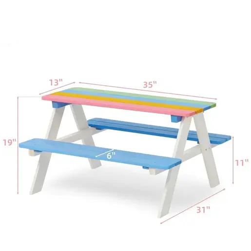KINDER HOME dječiji piknik stol sa klupama