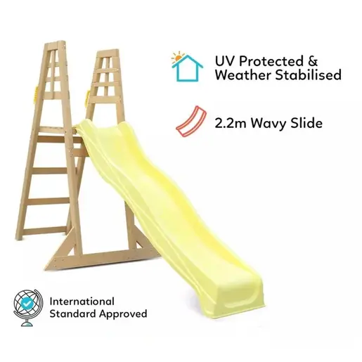 KINDER HOME drvena dječija penjalica sa toboganom