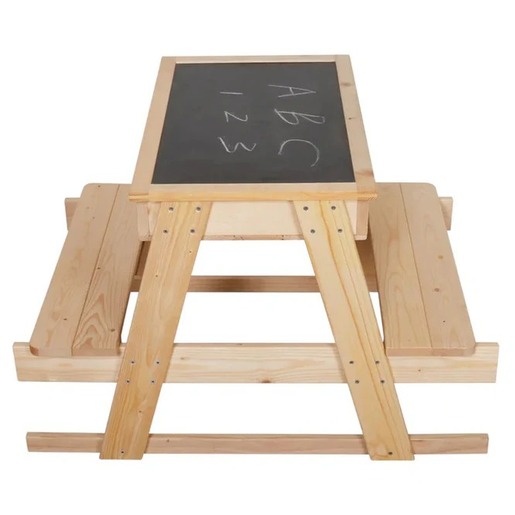 KINDER HOME dječiji piknik stol sa tablom i kutijom