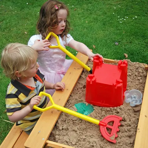 KINDER HOME dječiji piknik stol 2u1 sa pješčanikom