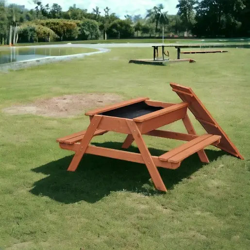 KINDER HOME dječiji piknik stol 2u1 sa pješčanikom