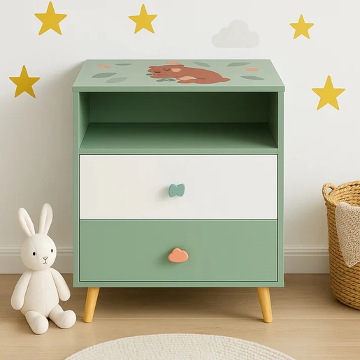 KINDER HOME ormar i polica za igračke sa ladicama