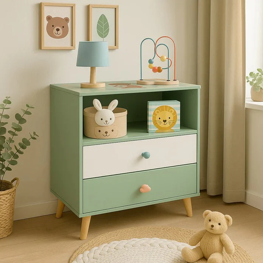 KINDER HOME ormar i polica za igračke sa ladicama