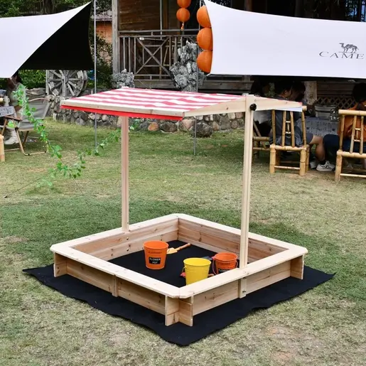 KINDER HOME dječiji pješčanik sa krovom UV zaštita