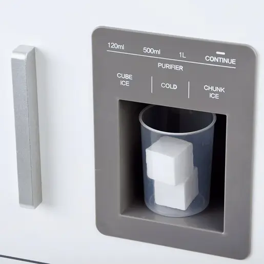 KINDER HOME dječija drvena kuhinja sa dodacima, bijelo siva