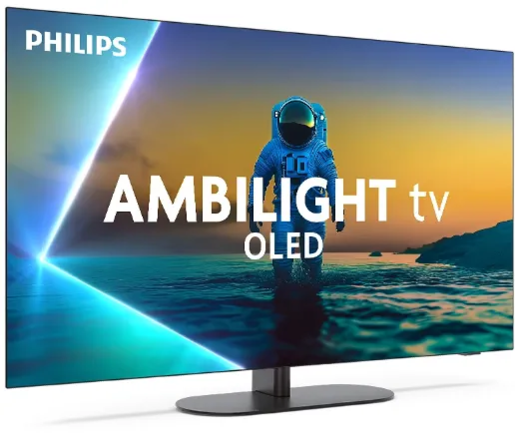 PHILIPS OLED televizor 55OLED820/12, 4K Ultra HD, Smart TV, Google TV™, Ambilight s 3 strane, VRR 144 Hz, P5 AI perfect picture engine, Crni