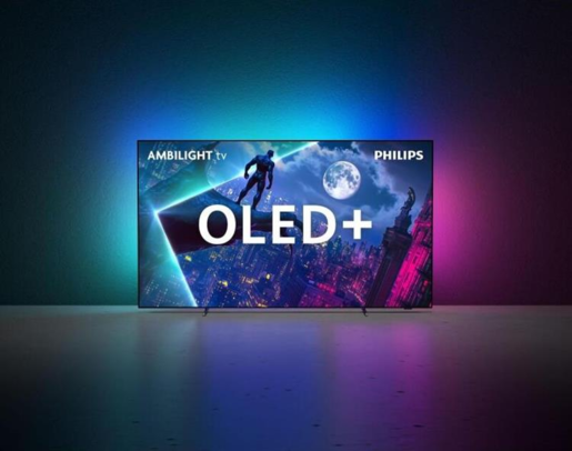 PHILIPS OLED+ televizor 65OLED950/12, 4K Ultra HD, Smart TV, Google TV™, Dual P5 AI Procesor, Ambilight 4 strane, VRR 144Hz, Dolby Vision i Atmos, Crni