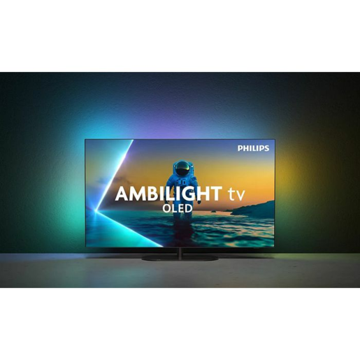PHILIPS OLED televizor 65OLED820/12, 4K Ultra HD, Smart TV, Google TV™, Ambilight s 3 strane, VRR 144 Hz, P5 AI perfect picture engine, Crni