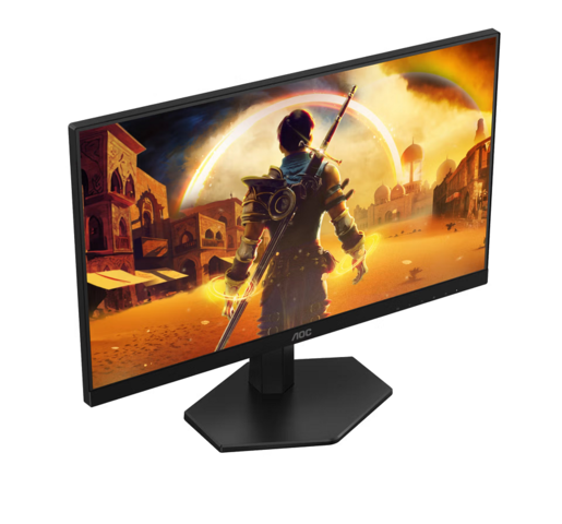 AOC monitor 24G42E Gaming, 23.8" FHD Fast IPS, 180Hz, 1ms GTG, 300 nits, Adaptive Sync, G-Sync Compatible, HDR10, HDMI, DP, Audio Out, VESA