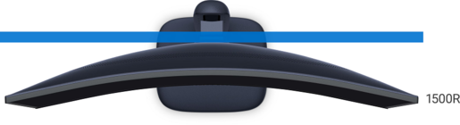 Alienware monitor AW3425DWM Gaming, 34" WQHD VA Curved, 180Hz, 1ms, 400 nits, FreeSync, HDR400, 2x HDMI, DP, USB Hub, Full Ergo, VESA