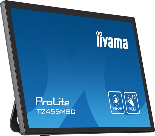 iiyama monitor T2455MSC-B1, 23.8" FHD IPS Touch, 5ms, 400 nits, HDMI, DP, USB, zvučnici, VESA
