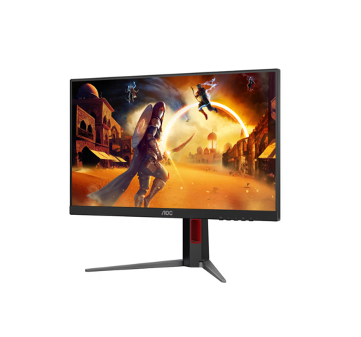 AOC monitor 24G4HA Gaming, 23.8" FHD Fast IPS, 200Hz, 0.5ms MPRT, 300 nits, Adaptive Sync, G-Sync Compatible, HDR10, 2x HDMI, DP, zvučnici, Full Ergo, VESA