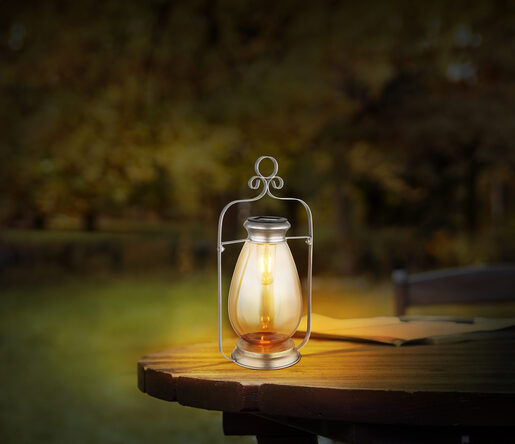 GLOBO solarni fenjer LED 36647 za vrt, dvorište i terasu