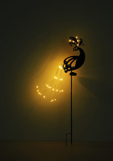 GLOBO solarna lampa paun LED 36019 za vrt i dvorište