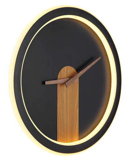 GLOBO zidni sat sa LED rasvjetom SUSSY 78280 2u1 dekorativna lampa