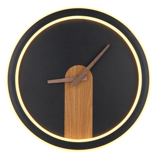 GLOBO zidni sat sa LED rasvjetom SUSSY 78280 2u1 dekorativna lampa