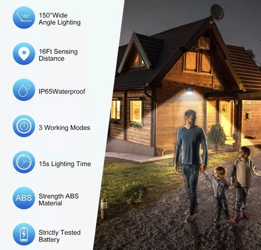 GLOBO solarna lampa sa senzorom LVT 0515 9808 LED za dvorište i vanjsku upotrebu