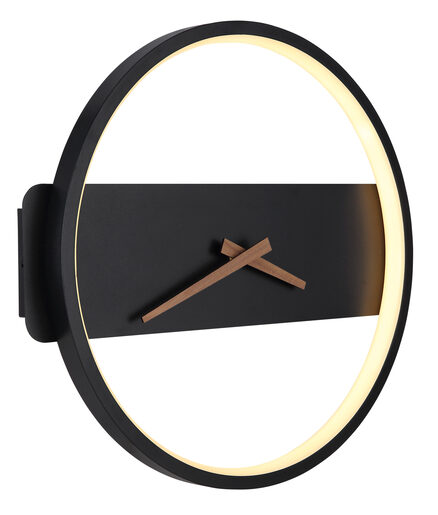 GLOBO zidni sat sa LED rasvjetom SUSSY 78281 2u1 dekorativna lampa