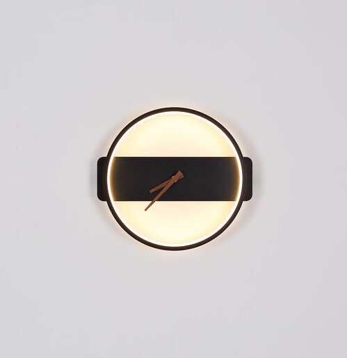 GLOBO zidni sat sa LED rasvjetom SUSSY 78281 2u1 dekorativna lampa