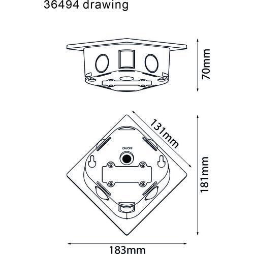GLOBO zidna solarna lampa 36494 za dvorište i vanjsku upotrebu