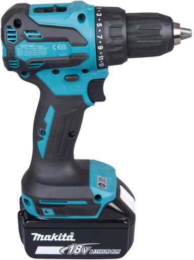 Makita aku bušilica-odvijač u setu sa 2x baterije 2.0 AH, punjačem i koferom 18V LXT DDF490WVE