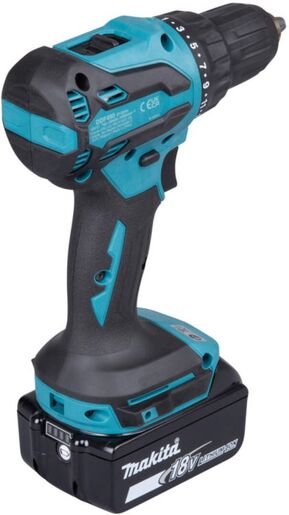 Makita aku bušilica-odvijač u setu sa 2x baterije 2.0 AH, punjačem i koferom 18V LXT DDF490WVE