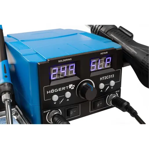 HOEGERT 2u1 lemilica sa baznom stanicom i fen za vrući zrak HT2C313