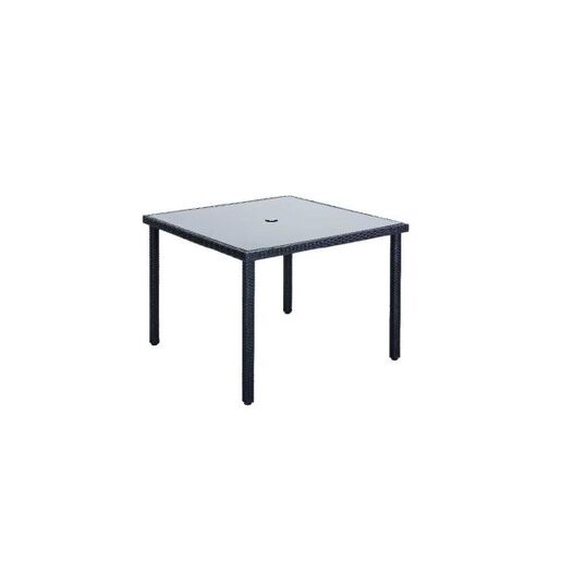 Green Bay vrtni stol Avola – crni, 100 × 100 cm