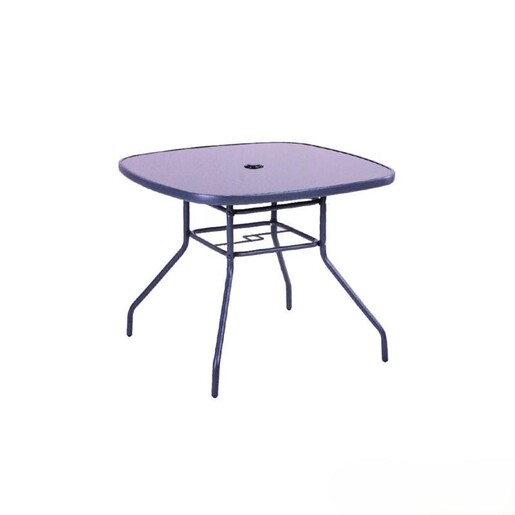 Green Bay vrtni stol Faro – 90 × 90 cm, crno/sivi