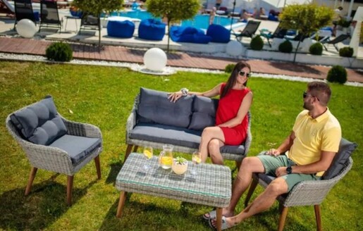 Green Bay vrtni set Conway (A+B) – dvosjed + 2 fotelje + stol