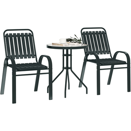 Green Bay vrtni set Aruba – stol + 2 stolice