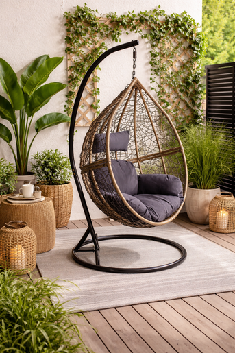 Green Bay ljuljaška jaje – crno/siva