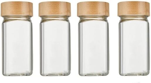 Millery set za začine 12 kom 120 ml sa drvenim poklopcima