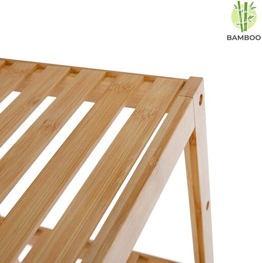 Millery bambus polica sa 4 nivoa 115 cm – višenamjenska polica