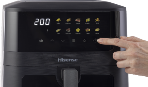 HISENSE friteza na vrući zrak HAF2100DCD, 2100 W, 7.7 L, LED displej