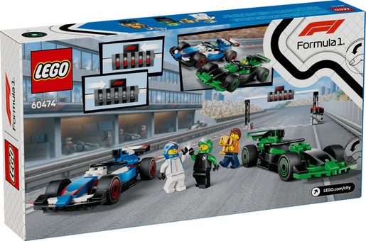 LEGO® City F1® Grid s trkaćim autima VCARB i Sauber 60474