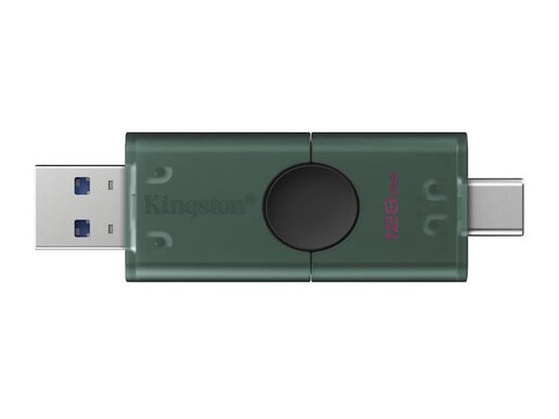 Kingston USB stick 128G DataTraveler Duo 3.2 Gen 1 Dual USB-A/C