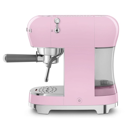Smeg aparat za espresso kafu ECF02PKEU, ručni, rozi