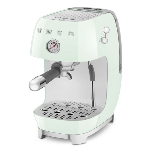 Smeg aparat za espresso kafu ECF03PGEU, ručni, pastelno zeleni