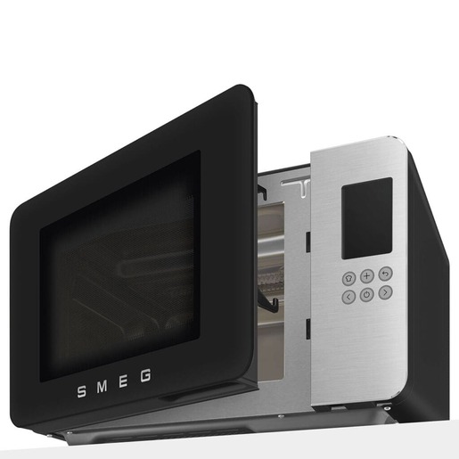 Smeg mikrovalna pećnica MOC01BLMEU, crna