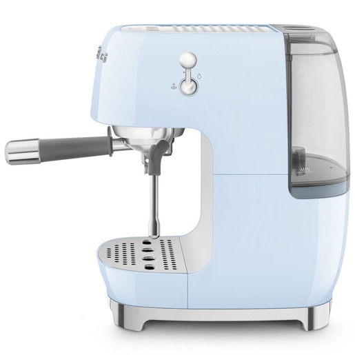 Smeg aparat za espresso kafu ECF03PBEU, ručni, pastelno plavi