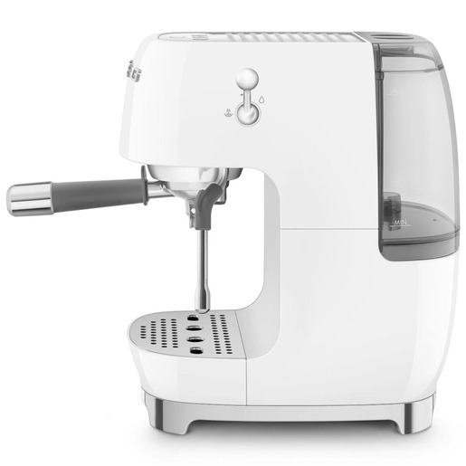 Smeg aparat za espresso kafu ECF03WHEU, ručni, bijela