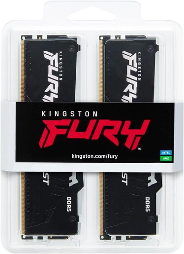 Kingston RAM memorija DDR5 16GB (2x8) 5600MHz KIN FURY Beast KF556C36BBEK2-16