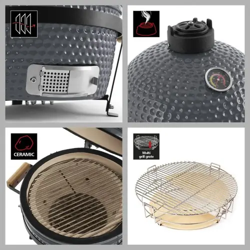 LANDMANN Kamado roštilj na ugalj 40 cm – keramički