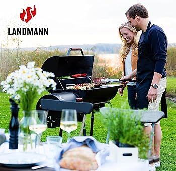 LANDMANN smoker roštilj na ugalj Kentucky 31426 – 66x36 cm