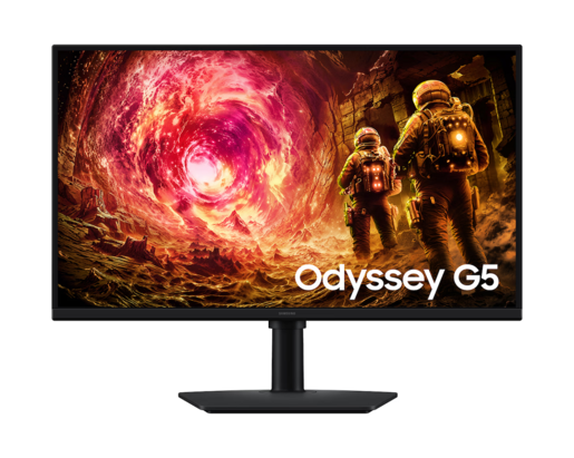 Samsung Gaming Monitor Odyssey G50F, 27" QHD IPS, 180Hz, 1ms, FreeSync, G-SYNC Compatible, HDR10, HDMI, DP, Tilt, Swivel, Pivot, VESA