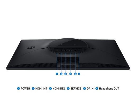 Samsung Gaming Monitor Odyssey G53F, 27" QHD IPS, 200Hz, 1ms, FreeSync Premium, Anti-Glare, 2x HDMI, DP, Tilt, VESA