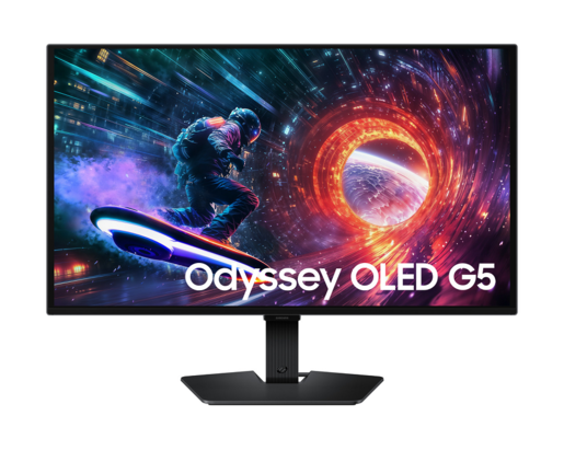 Samsung Gaming Monitor Odyssey G50SF, 27" QHD OLED, 180Hz, 0.03ms, FreeSync, G-SYNC Compatible, Anti-Glare, HDMI, DP, VESA