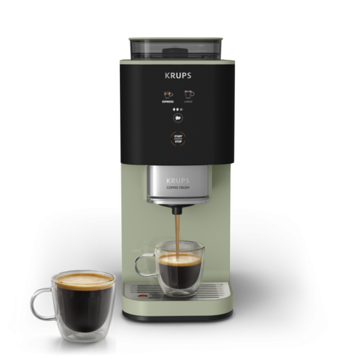 KRUPS aparat za espresso kafu SA401LE0 Coffee Crush, automatski, zeleni